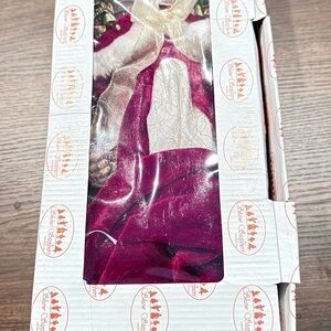 Santa Claus Figurine with Red and Gold Outfit ShowStoppers Holiday Best